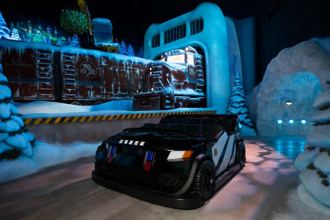 Zootopia: Hot Pursuit at Shanghai Disney ride vehicle