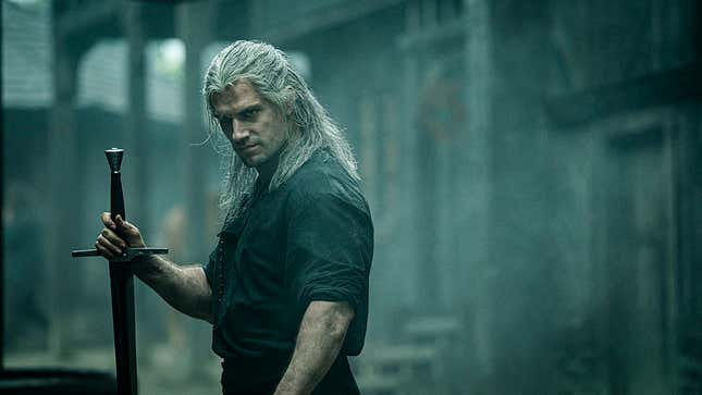 geralt of rivia in netflix show the witcher
