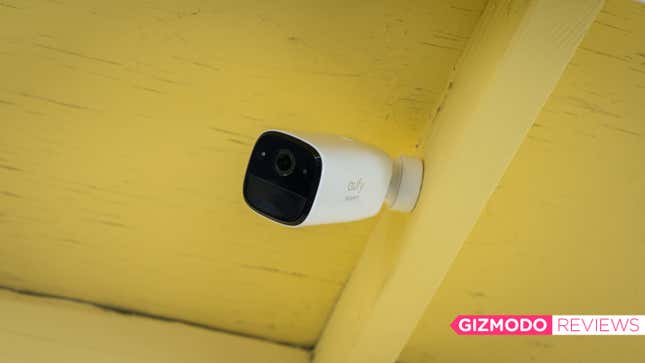 The Eufy SoloCam E40 is a small security camera with lots of smarts. 