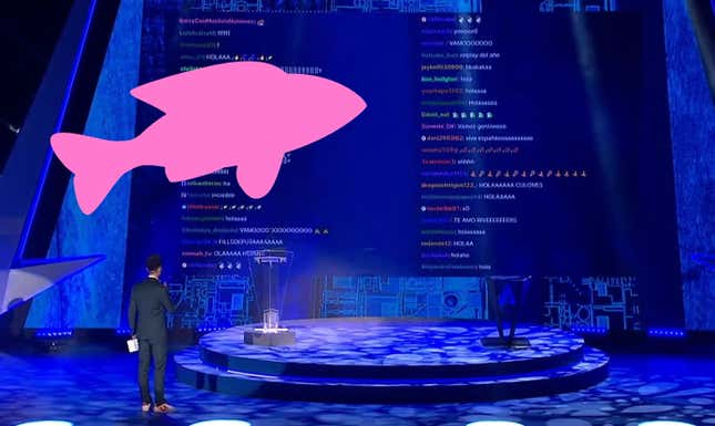 Image for article titled Huge Dong Makes Appearance During Streaming Awards Show