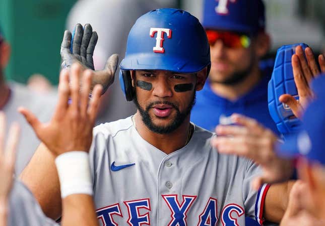 Leody Taveras on the 12-3 Rangers Win over the Royals 