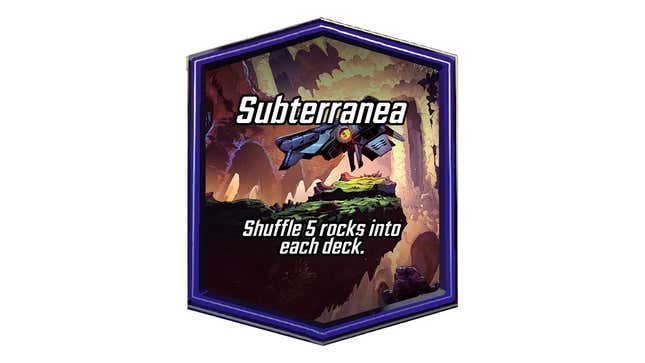 A screenshot shows the zone artwork for Subterranea. 