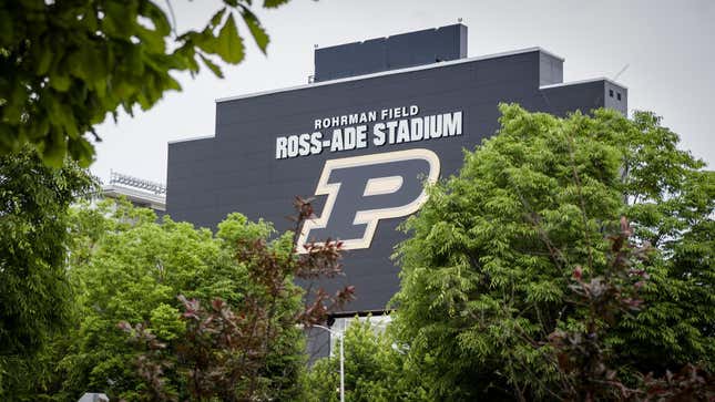 Ross-Ade NCAA Football Stadium at Purdue University college campus