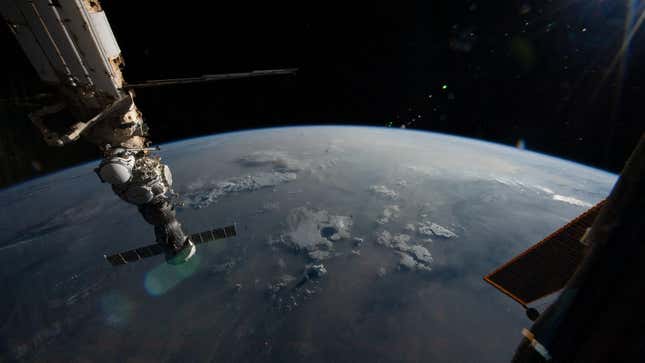 The ISS above southern Iran, July 16, 2023.