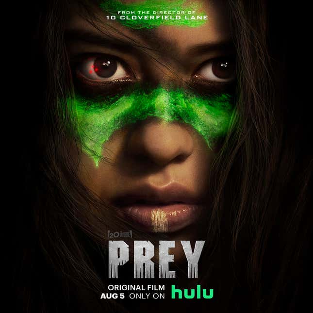 Imagen para el artículo titulado Aquí está el tráiler de Prey: ¿puedes ver al Depredador en su nueva película?