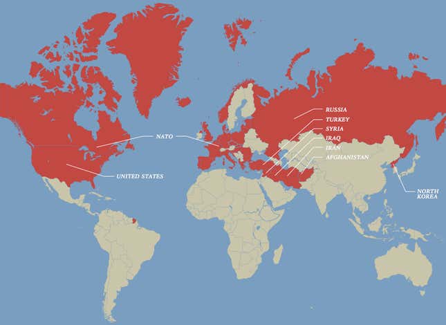 Image for article titled The most worrying world conflicts in 2017, ranked by foreign-policy experts