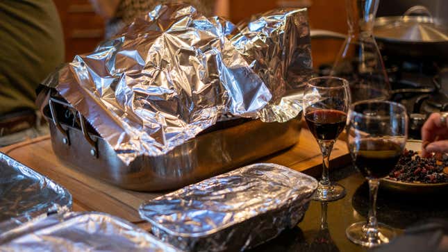 Image for article titled Why You Should Never Tent Your Turkey With Foil After Cooking It