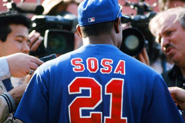 There's little concern for Sammy Sosa and his Hall of Fame rejection