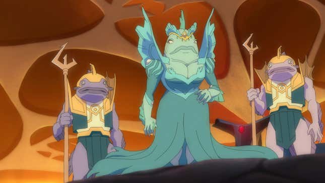 Invincible'ın ikinci sezonundaki Queen Aquaria.