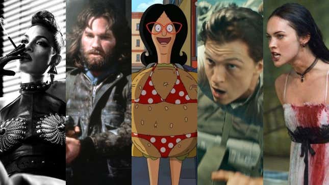 Sin City, The Thing, BOb's Burgers, Uncharted, Jennifers Body