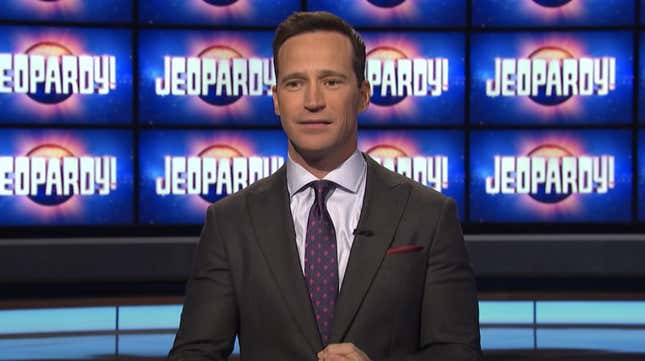 Mike Richards, who will soon no longer be involved with Jeopardy! in any way.