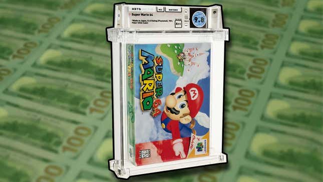 Imagen para el artículo titulado Una copia sellada de Super Mario 64 se ha vendido por millón y medio de dólares