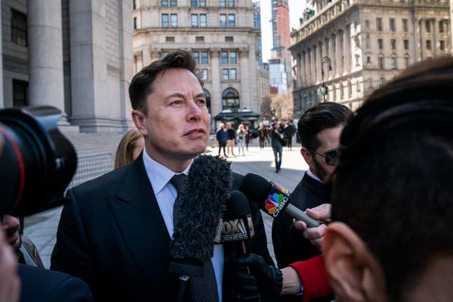 Elon Musk was named in over 20 lawsuits last year.