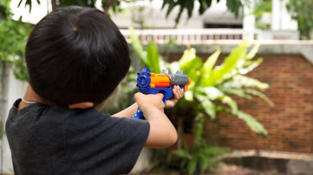 Image for article titled How to Set Boundaries Around Toy Guns
