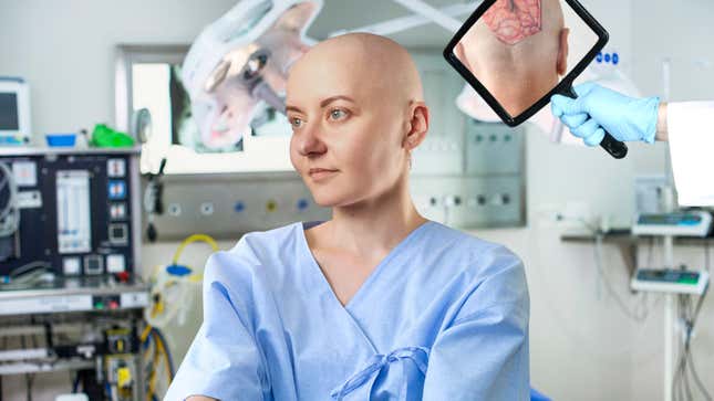 Image for article titled Brain Surgeon Holds Little Mirror Behind Patient’s Head So She Can See How It Looking So Far