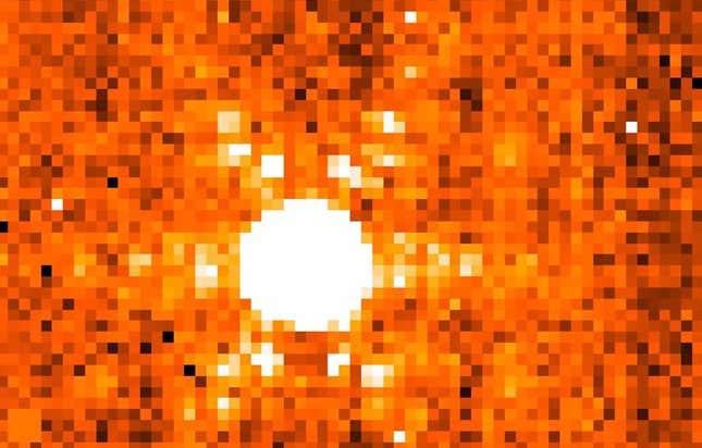 Imagen para el artículo titulado Esta es la primera imagen del sistema Trappist-1 reconstruida a partir de datos del telescopio James Webb