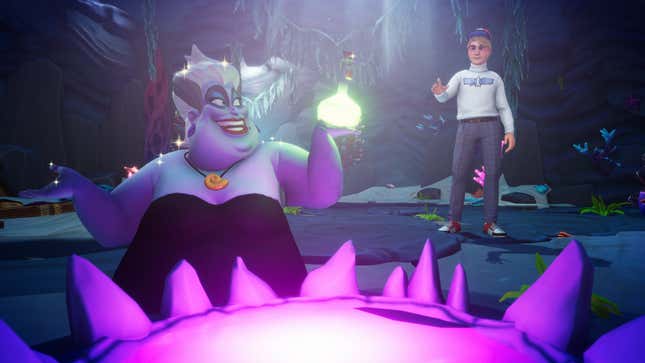 Ursula in the game Disney Dreamlight Valley.
