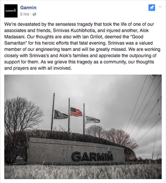 Facebook Garmin