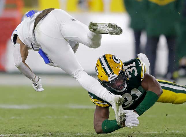 Green Bay Packers vs Detroit Lions game photos from Lambeau Field