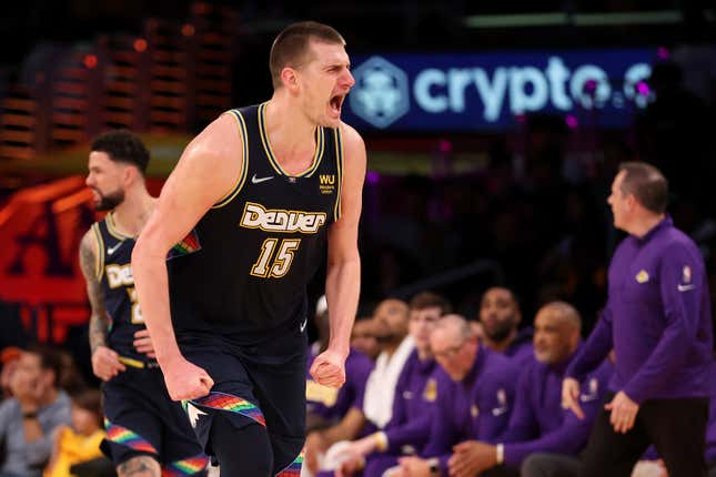 Two-time defending MVP Nikola Jokic leads Denver Nuggets to win