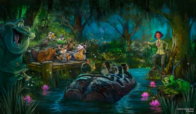 Image for article titled Tiana’s Bayou Adventure Will Be Disney’s Blackest Ride Ever
