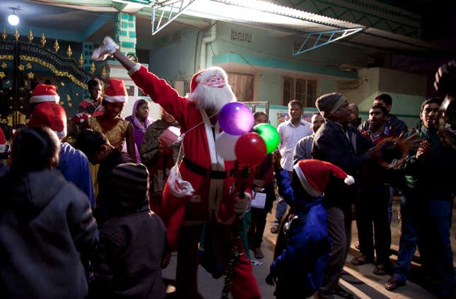 In photos: Christmas in India