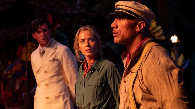 Dwayne Johnson and Emily Blunt battle mythical creatures in action-packed <i>Jungle Cruise</i> trailer