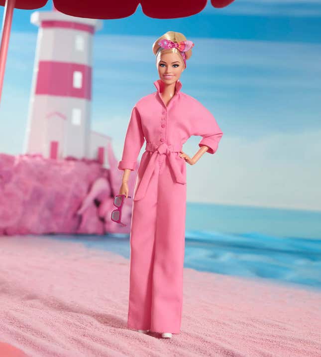 Barbie The Movie Doll in Pink Power Jumpsuit