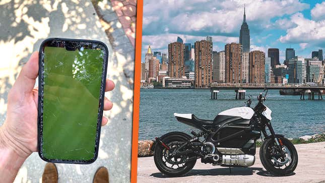 Image for article titled My iPhone 14 Fell Off My Motorcycle and Told My Family I Crashed