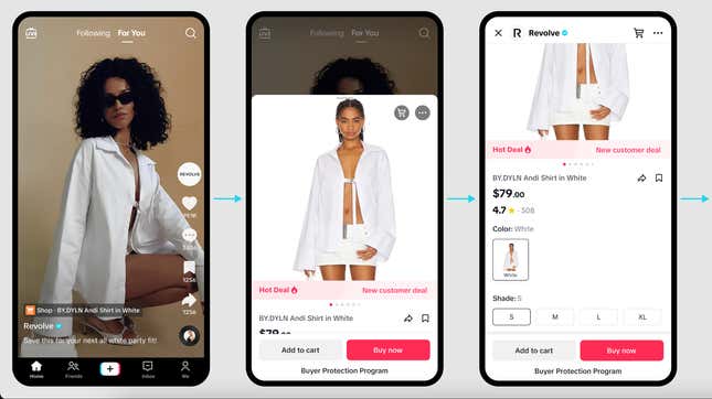 TikTok's Shop feature officially launched its Shop feature