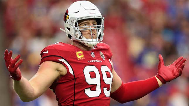 Bad news for J.J. Watt: He may not be able to wear No. 99 in Arizona