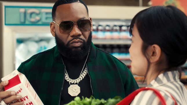 Raekwon in DoorDash’s “We Got Groceries” Super Bowl ad.