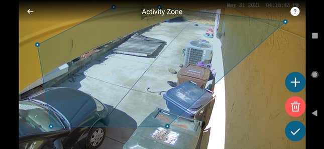 Activity Zones are super easy to set up for your specific use case.