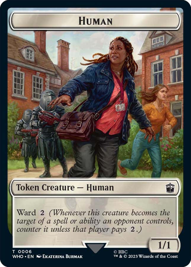 Image for article titled Magic The Gathering's Doctor Who Crossover Is a Cavalcade of Classic Heroes and Villains