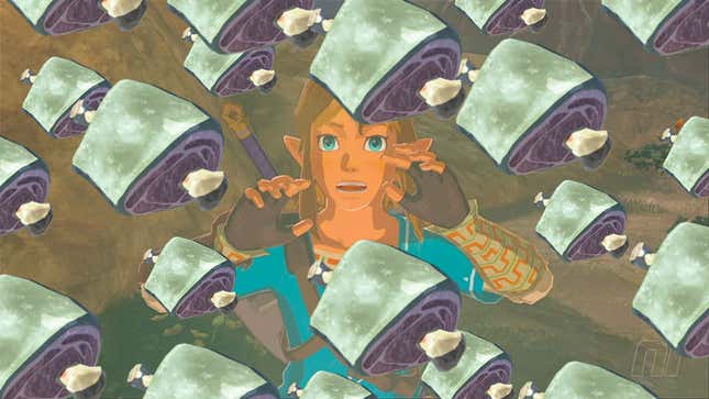 Link, drowning in frozen meats