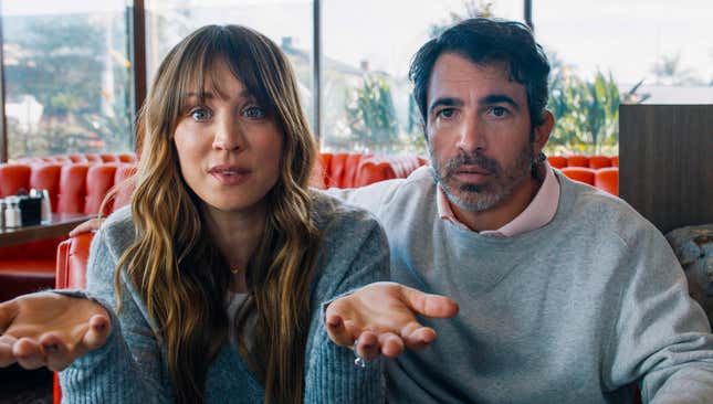 Kaley Cuoco and Chris Messina in Based On A True Story