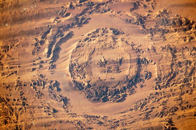 Image for article titled The abstract beauty of dunes seen from space