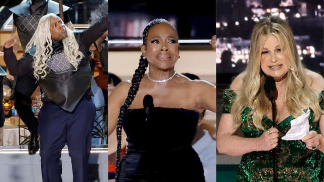 Kenan Thompson; Sheryl Lee Ralph; Jennifer Coolidge at the 2022 Emmy Awards