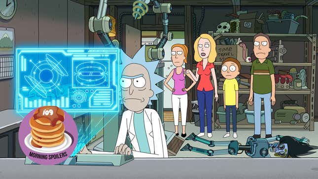 Image for article titled Updates From Rick and Morty, and More