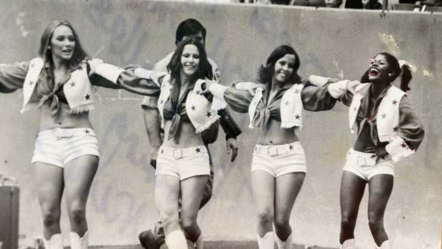 The Dallas Cowboys Cheerleaders versus the Playboy Bunnies