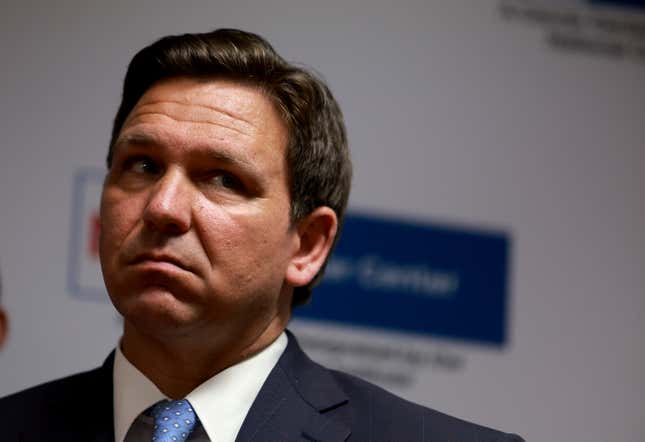 Image for article titled Florida Governor Ron DeSantis Punishes Tampa Bay Rays for Opposing Gun Violence