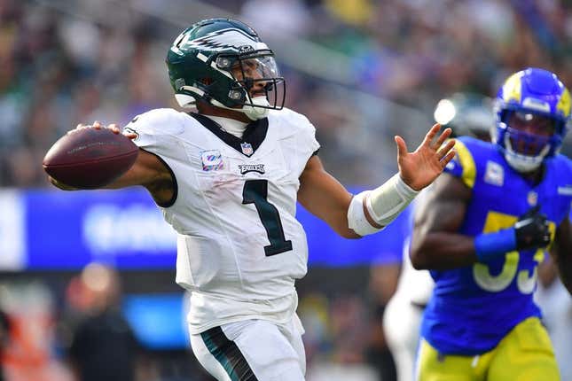 Photo: Philadelphia Eagles vs Los Angeles Rams in Philadelphia