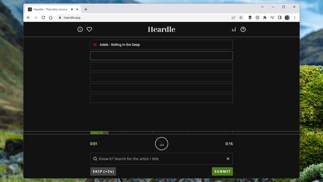 Test your music knowledge with Heardle.