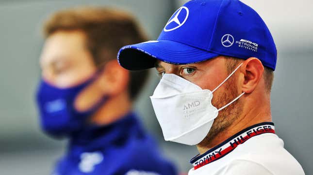 Image for article titled Formula 1&#39;s Summer Break Is Over And The Bottas/Russell Saga Is Still A Thing