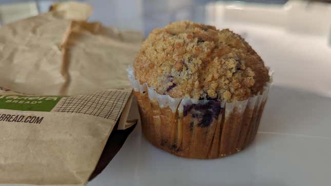 Panera Bread Blueberry Muffin