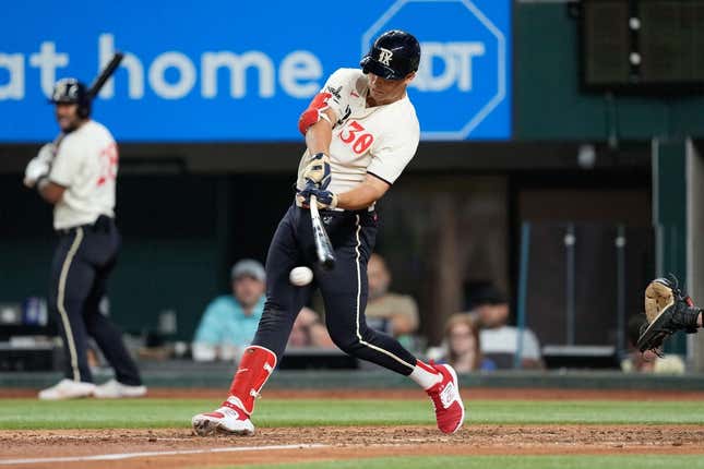 Nathaniel Lowe's RBI single, 03/30/2023