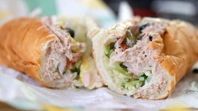 Subway Tuna Sub Sandwich