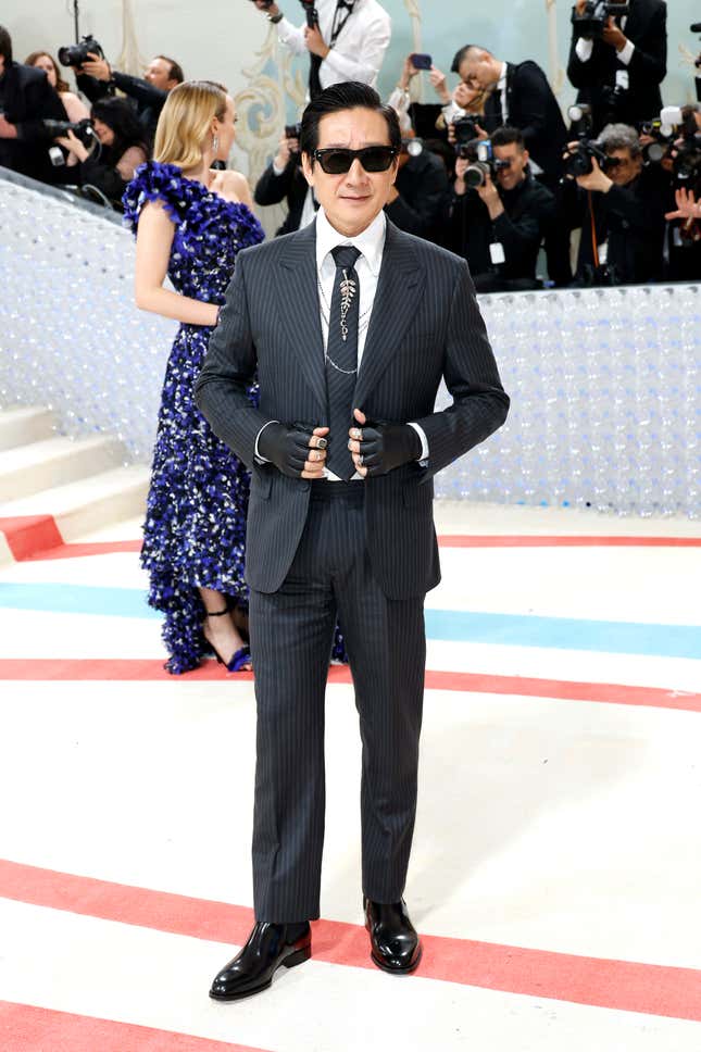 Image for article titled Met Gala 2023 Red Carpet: An Eye-Popping Tribute to a Bad Man