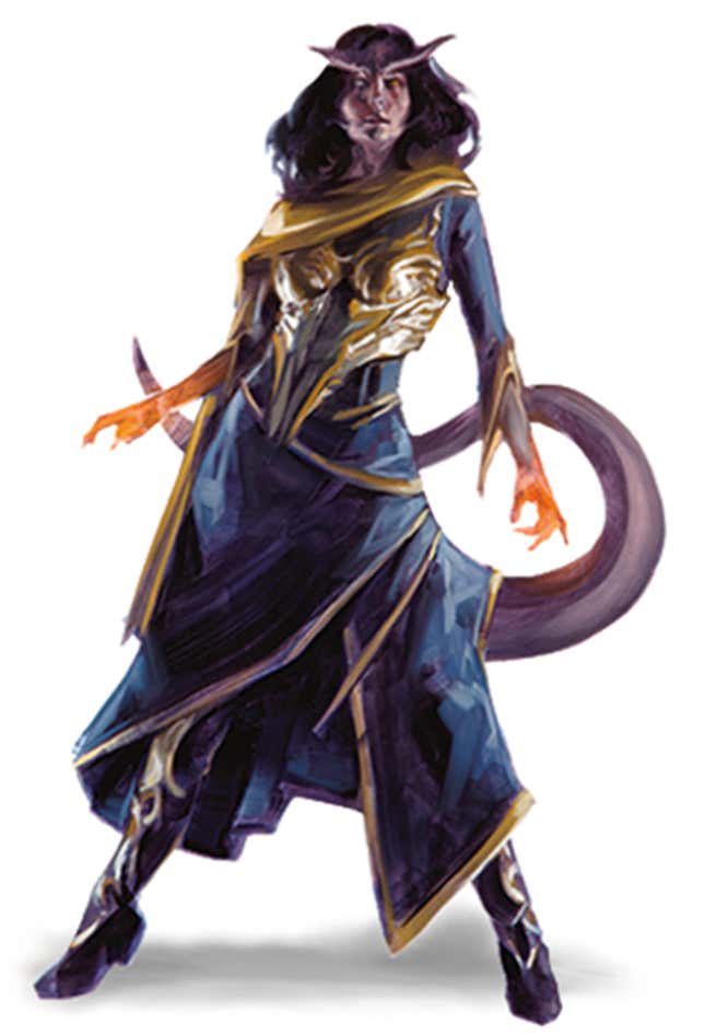 A Dungeons & Dragons Tiefling