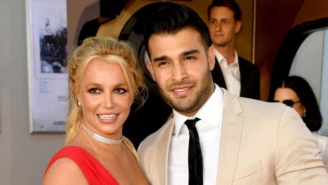 Image for article titled Britney Spears Throws Divorce Party Amid Reports That Sam Asghari Couldn’t Handle Her Freedom